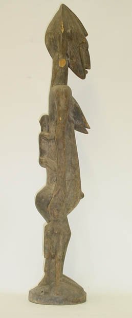 Circa 19C Senufo Ivory Coast, Africa Carved Mother - 10
