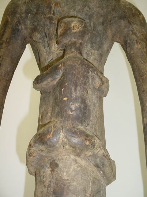 Circa 19C Senufo Ivory Coast, Africa Carved Mother - 9
