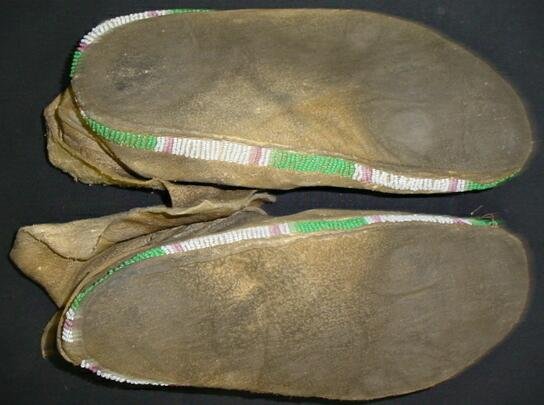 Pr Native American Indian Mens Moccasins Cheyenne - 6