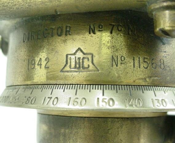 UIC Signed & Dated 1942 Brass Theodolite / Sextant - 6