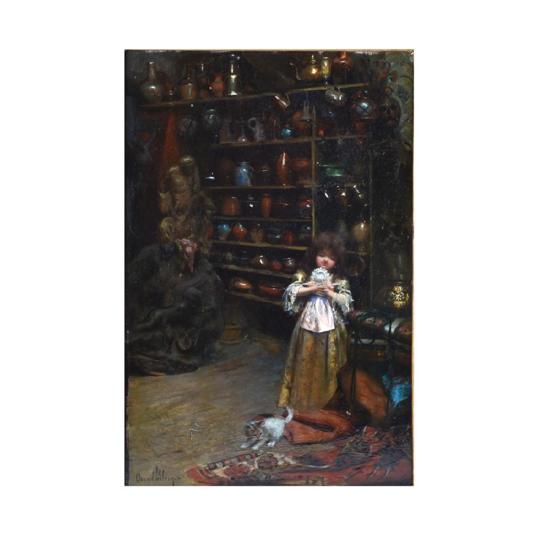 Oscar Wilson, American (1867 - 1930) Oil on Board, (1 of 6)