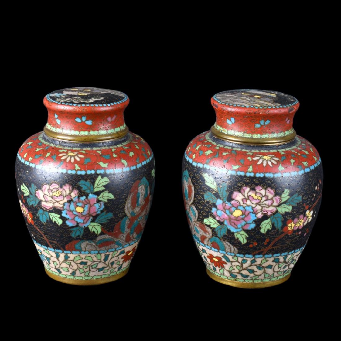 Chinese Cloisonne Vases (1 of 5)