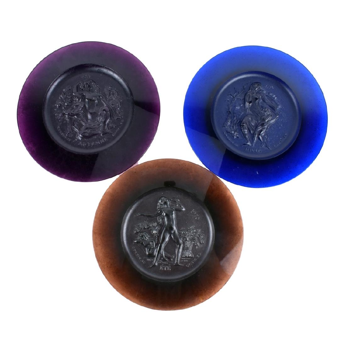 Three Daum Plates (1 of 5)