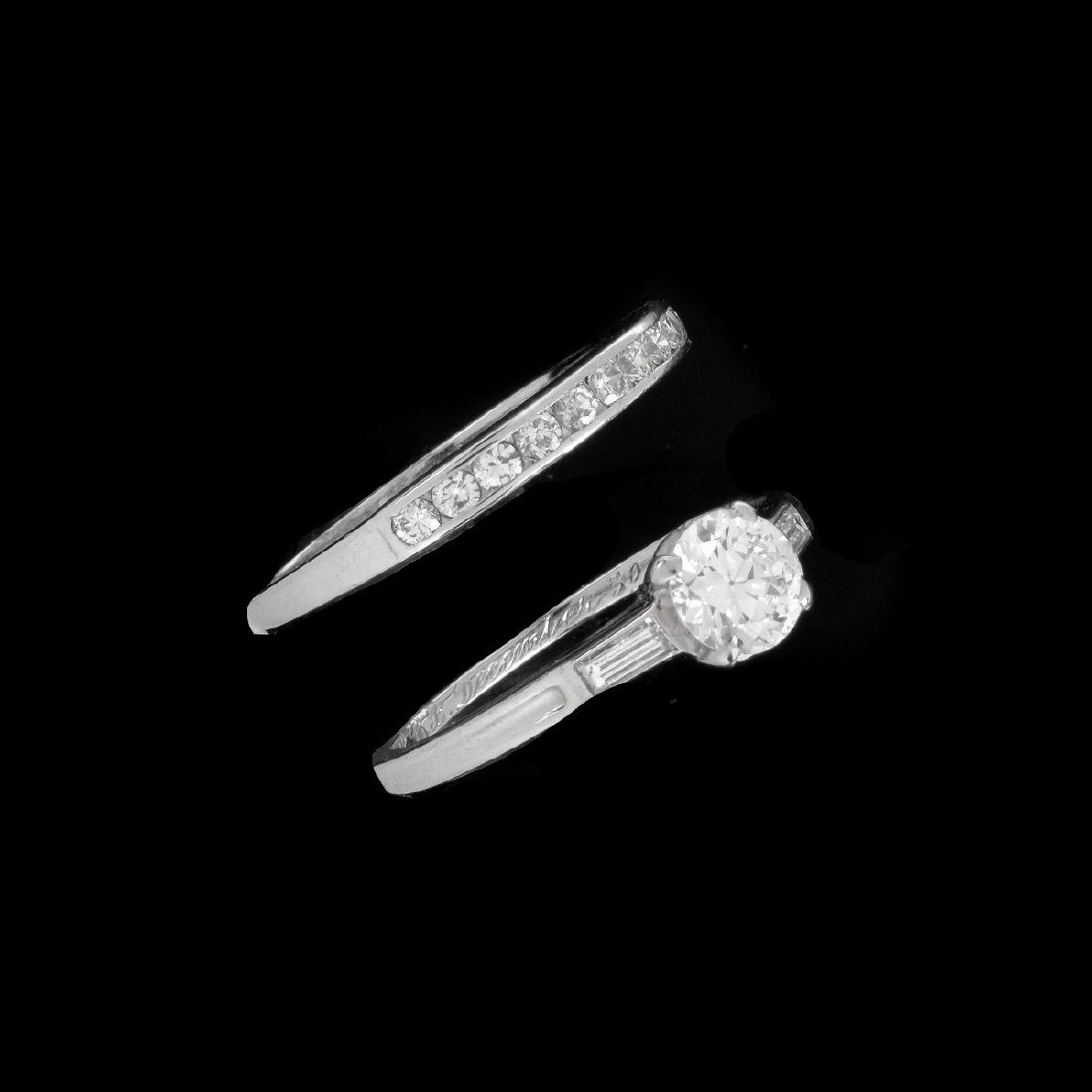 Vintage Tiffany & Co Diamond Wedding Set (1 of 6)