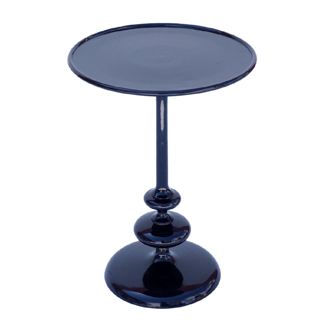 Mid Century Pedestal Side Table (1 of 4)