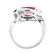 AGL 2.98ct Burma Ruby Ring - 4