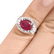 AGL 2.98ct Burma Ruby Ring - 7