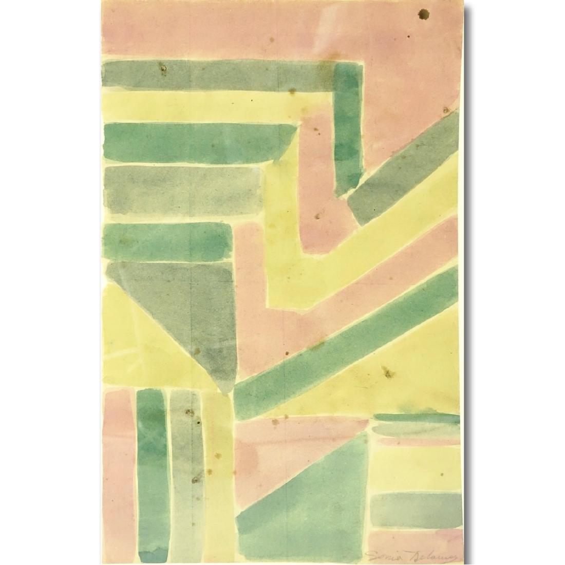 Attributed to: Sonia Delaunay, French W/C (1 of 4)