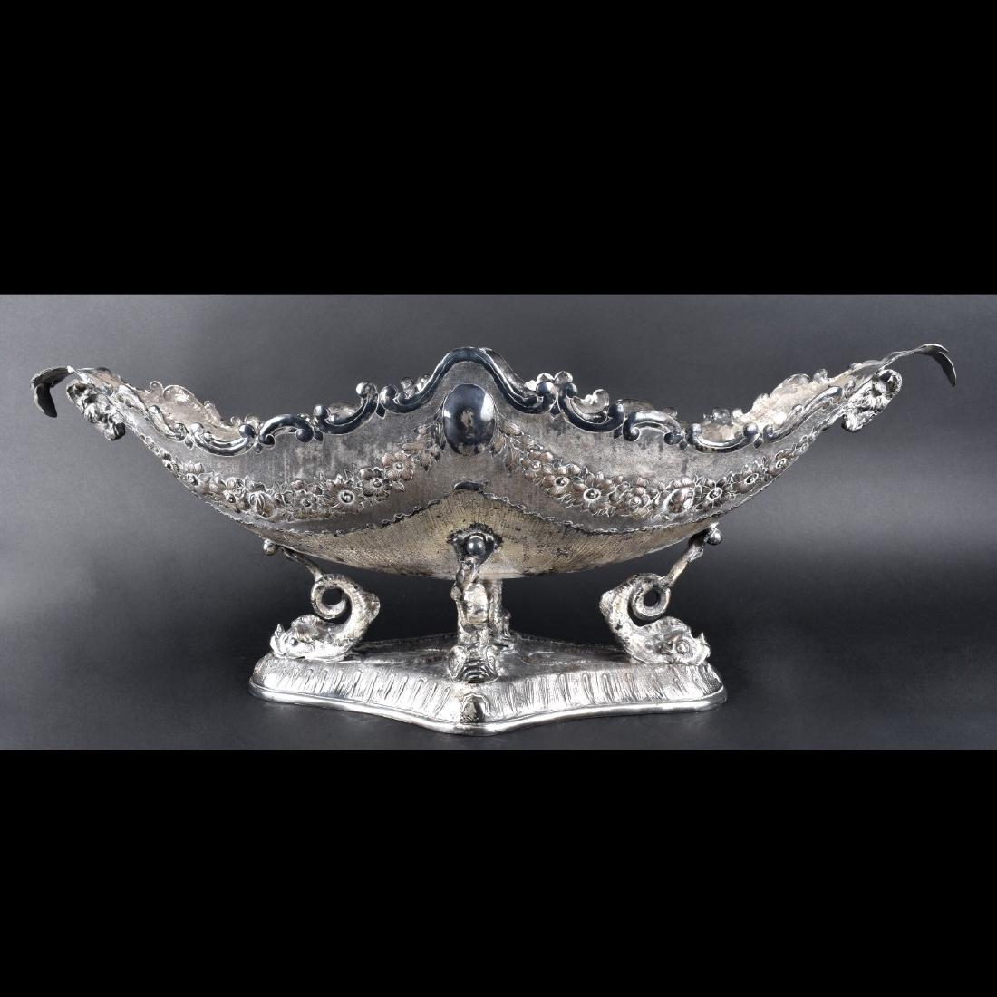 Silver Plate Centerpiece Bowl (1 of 4)