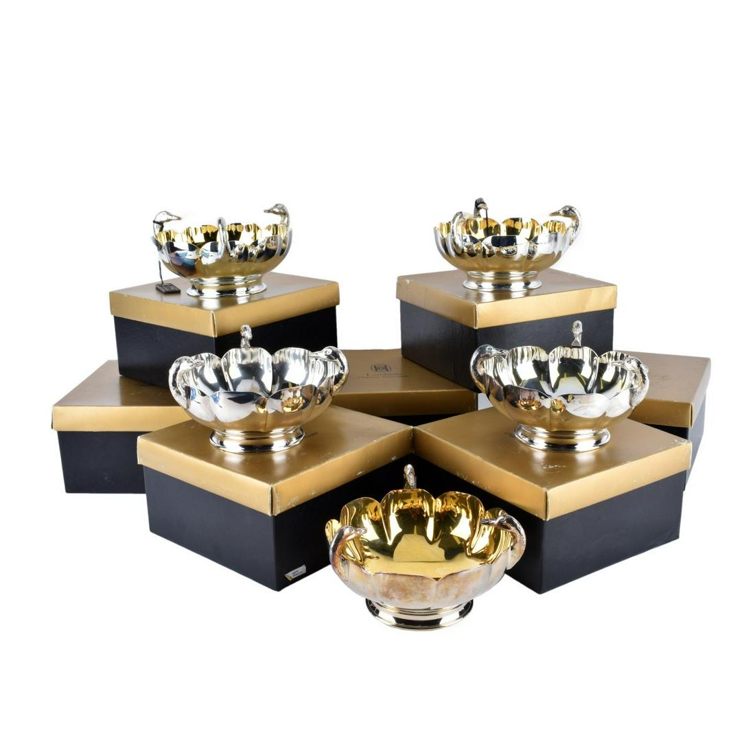 8 Lambidis Silver Plate Duck Bowls (1 of 5)