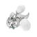 Vintage South Sea Pearl and 14K Brooch - 2