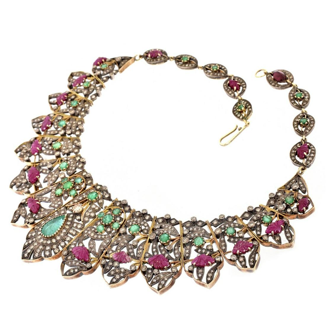 emerald and ruby jewelry