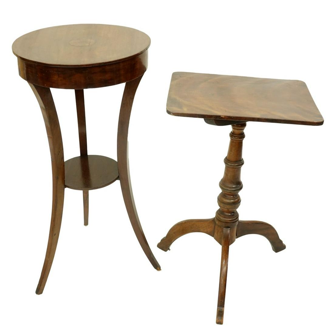 Two Antique Mahogany Tables (1 of 4)