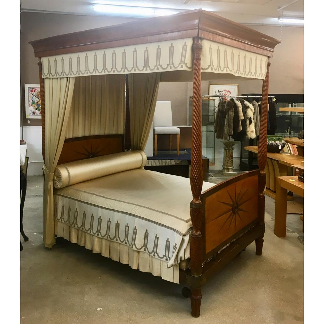 18/19th Century American Sheraton Tester Bed (1 of 7)