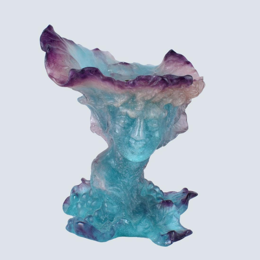 Daum Pate-de-verre Candlestick (1 of 5)