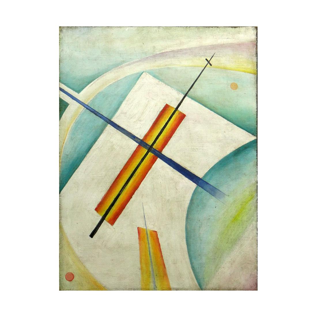 attributed to: Nikolay Suetin, Russian (1897-1945) Oil (1 of 5)