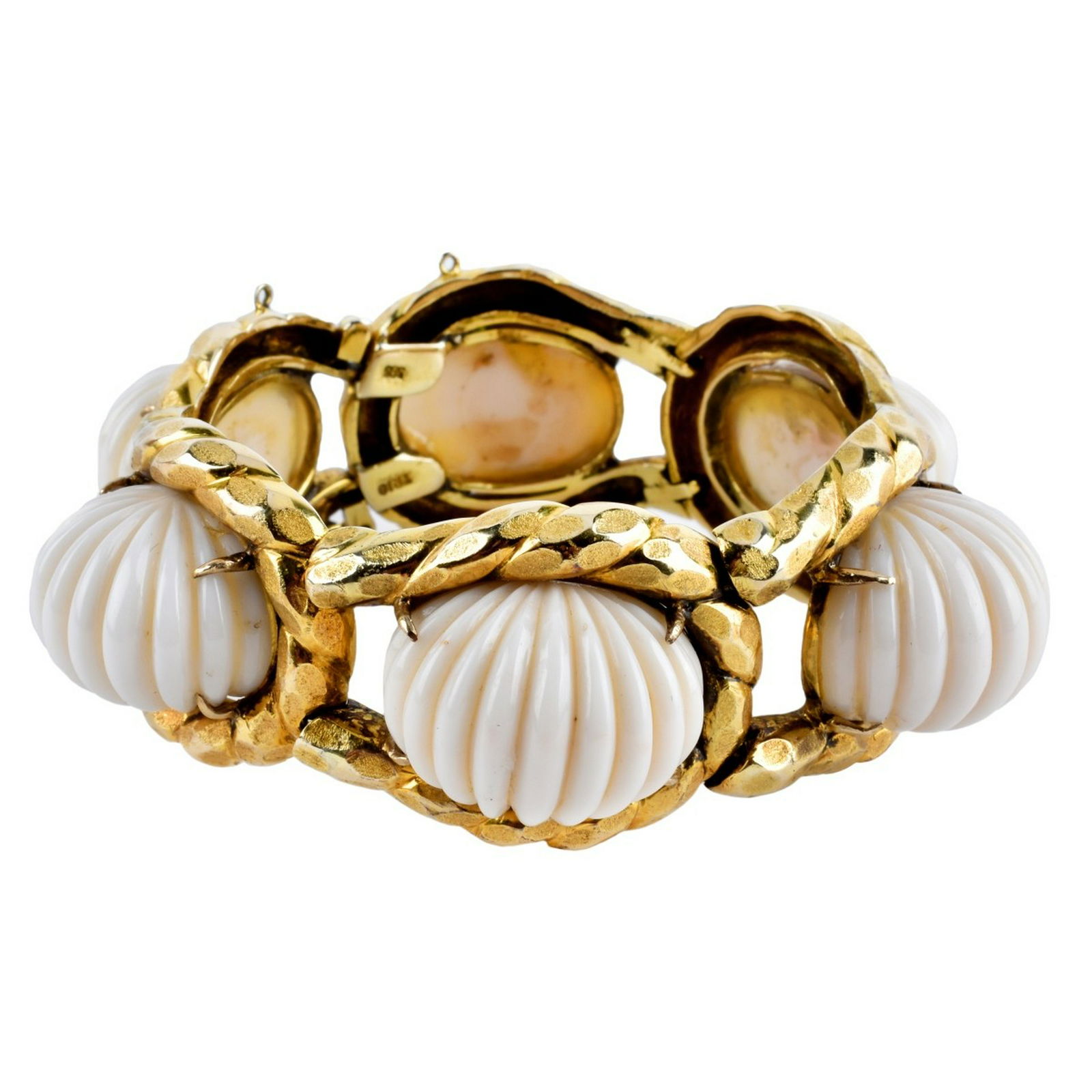 Vintage Coral and 14K Bracelet (1 of 3)