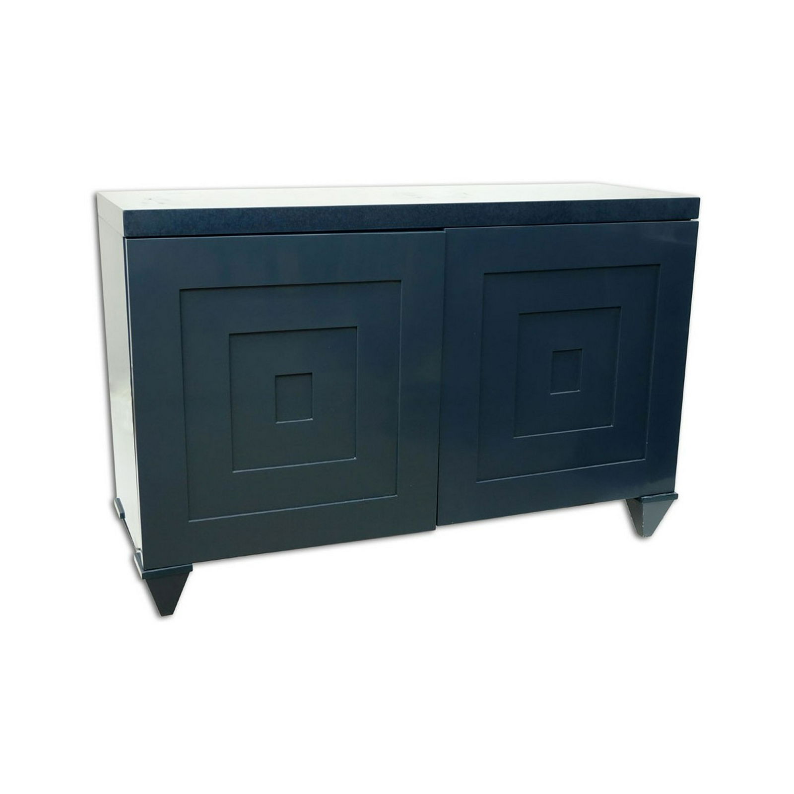 Contemporary Modern Lacquered Wood Serving Cabinet (1 of 4)