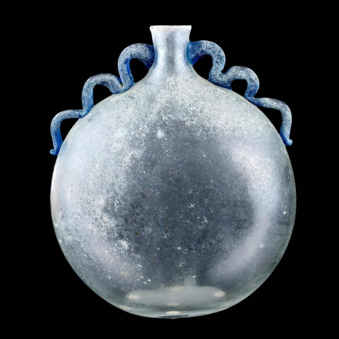 Karl Springer for Seguso Scavo Glass Vase (1 of 4)