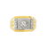 Man's Diamond and 14K Ring - 2