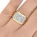 Man's Diamond and 14K Ring - 7