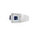 Sapphire, Diamond and 14K Ring - 3