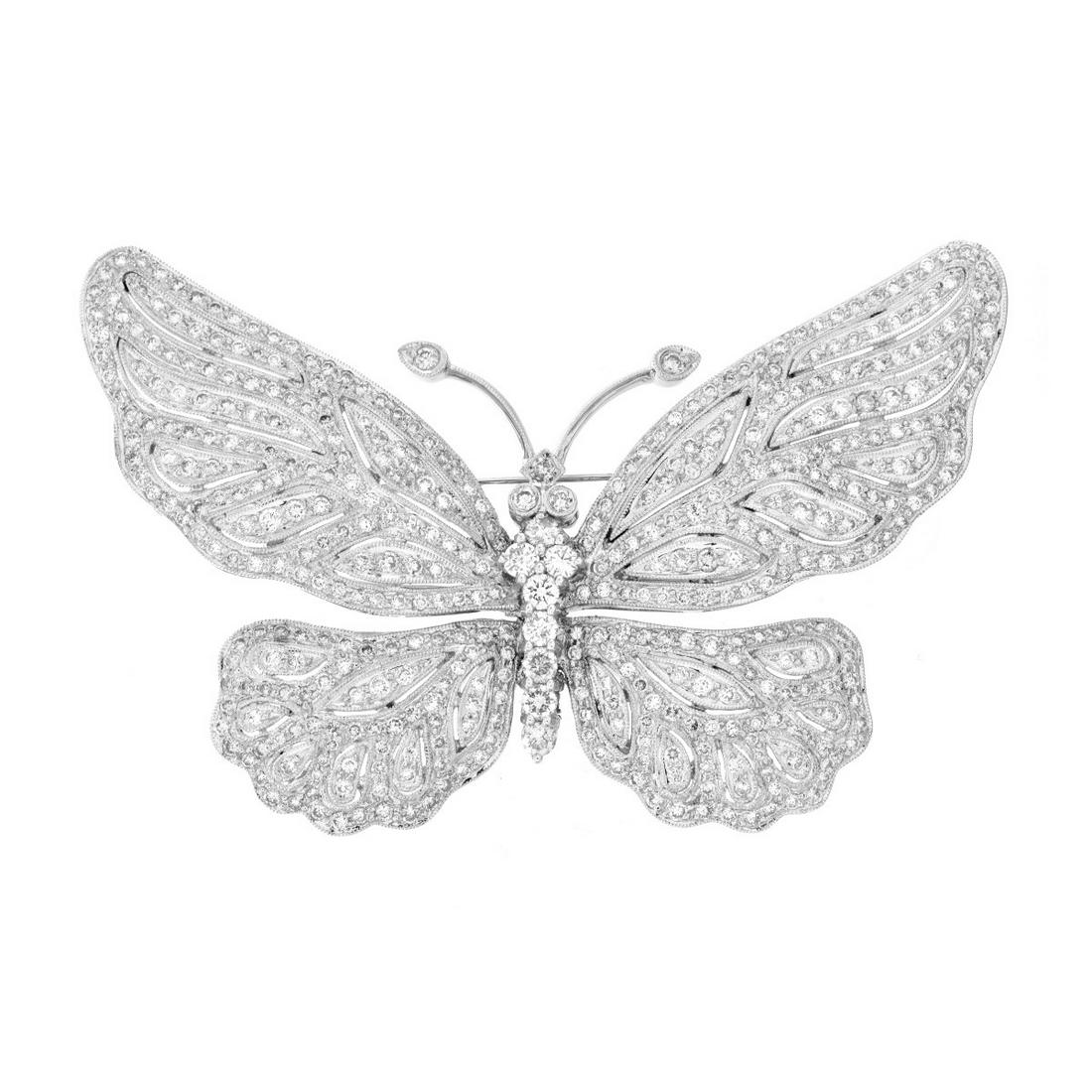 Vintage Diamond and 18K Brooch (1 of 6)