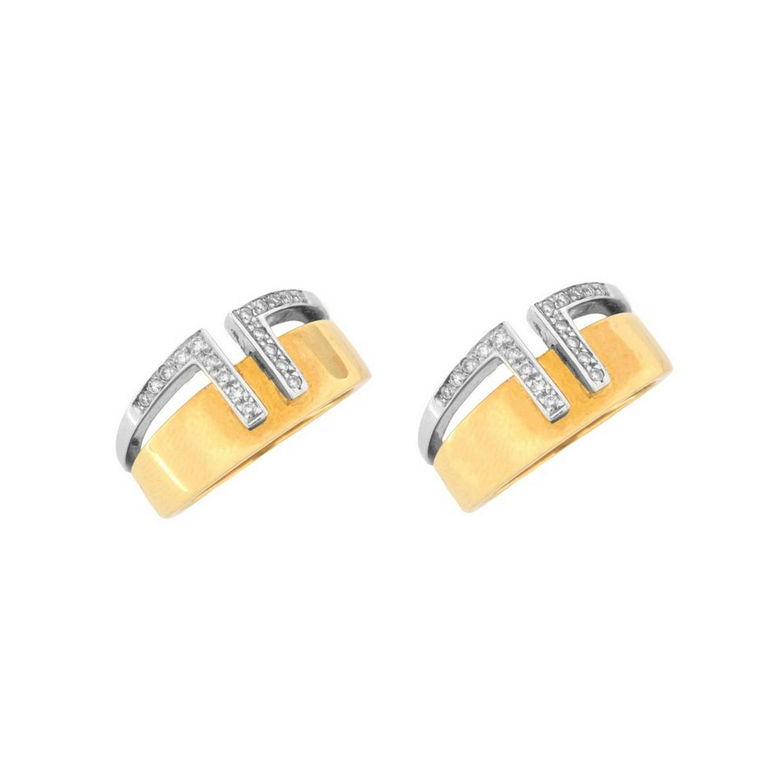 Two Diamond and 14K Rings (1 of 7)