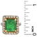GIA 5.32ct Emerald, Diamond and 14K Ring - 5