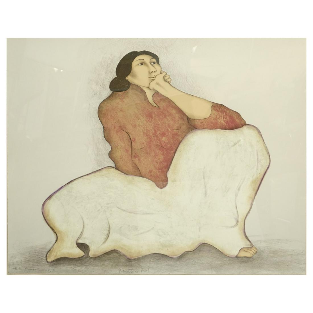 R C Gorman, Navajo (1932 - 2005) Lithograph (1 of 7)