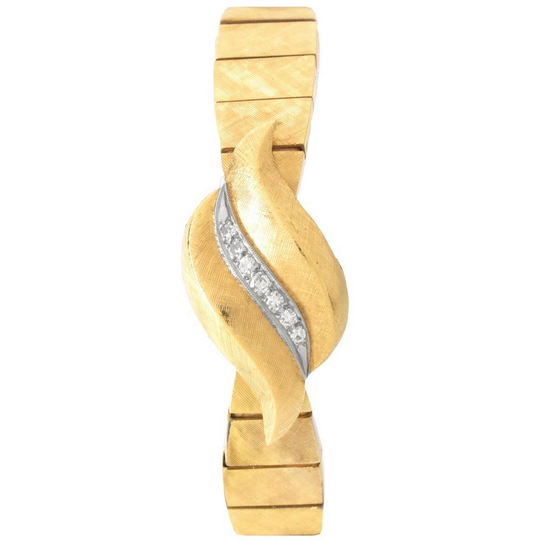 Vintage Lee Kaye 14K and Diamond Watch (1 of 5)