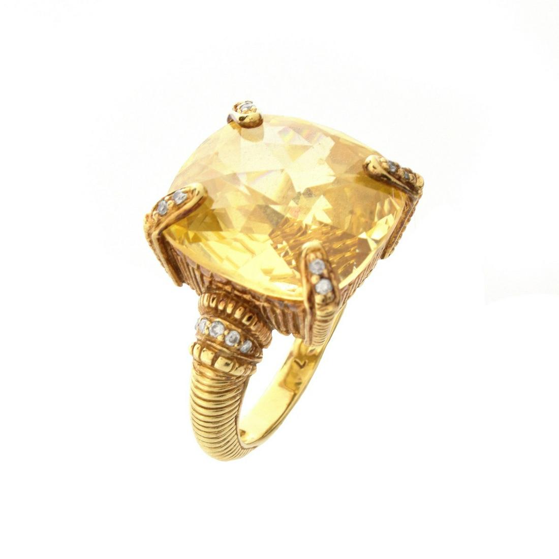 Citrine, Diamond and 14K Ring (1 of 5)