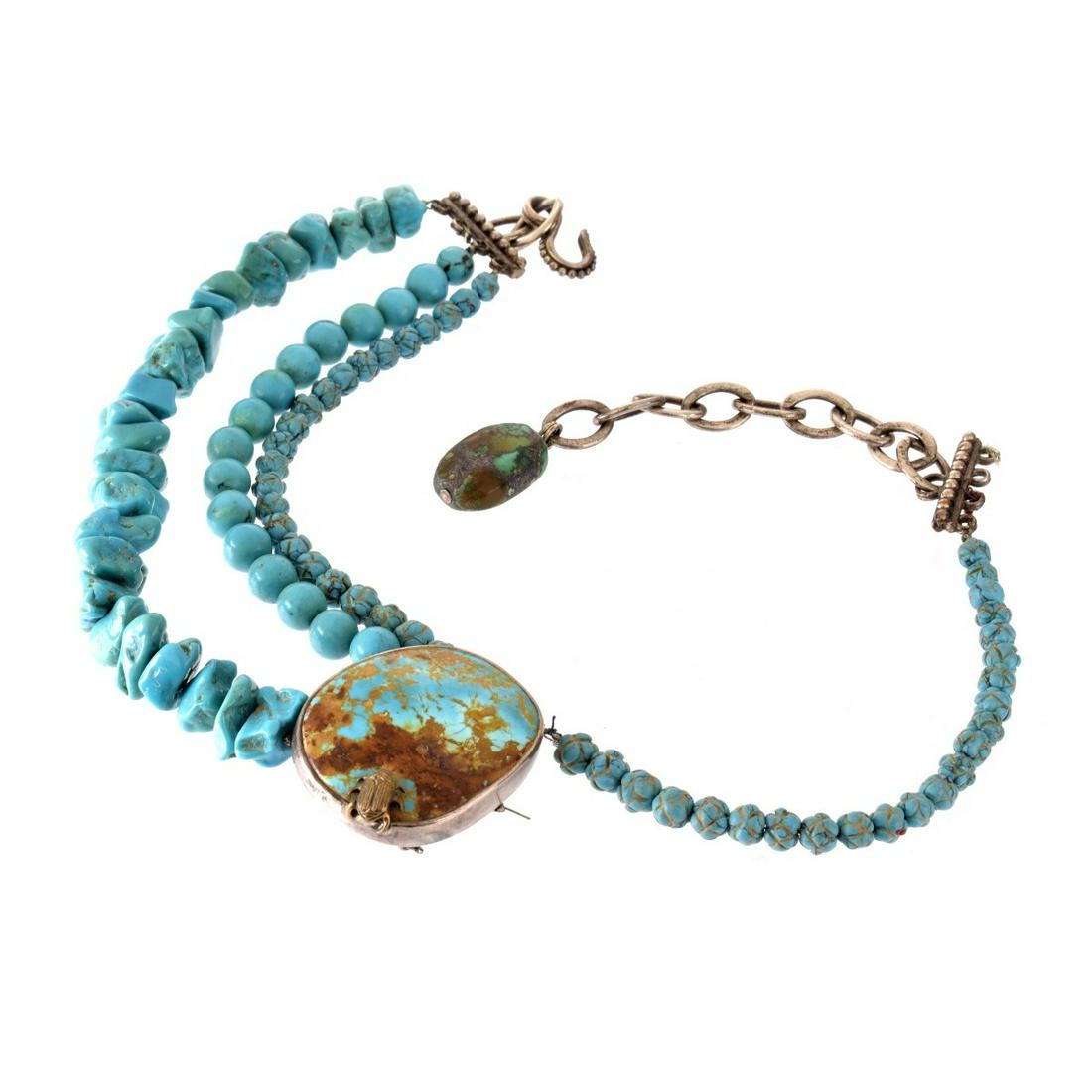 Stephen Dweck Turquoise Necklace (1 of 2)