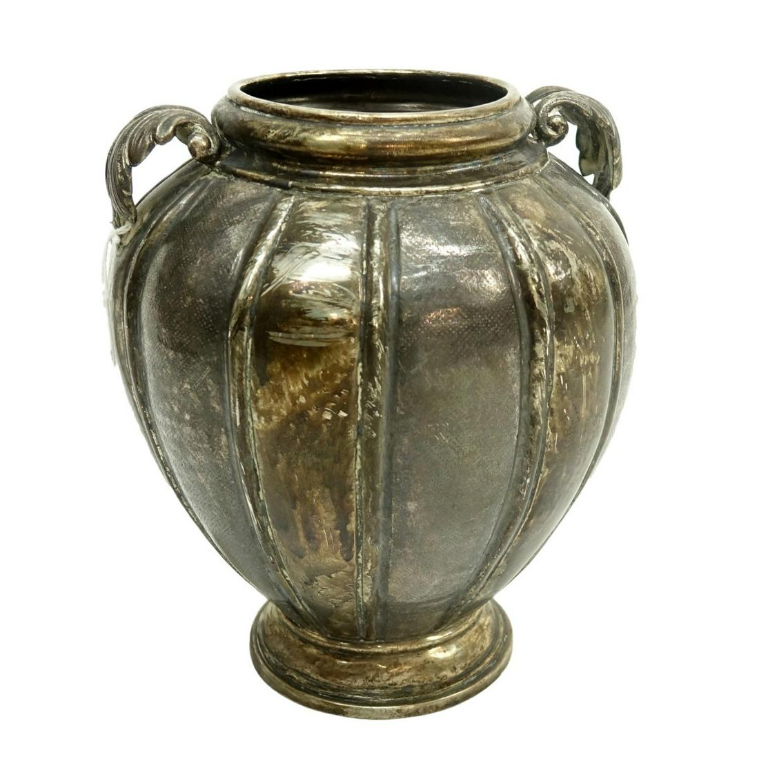 900 Silver Vase with Handles (1 of 4)