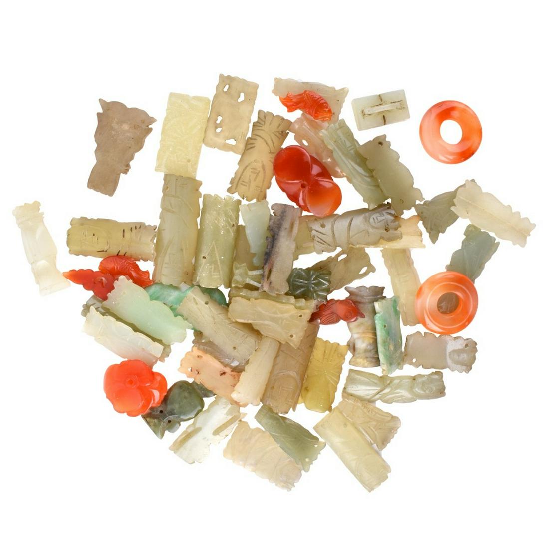 Jade and Carnelian Carvings (1 of 2)