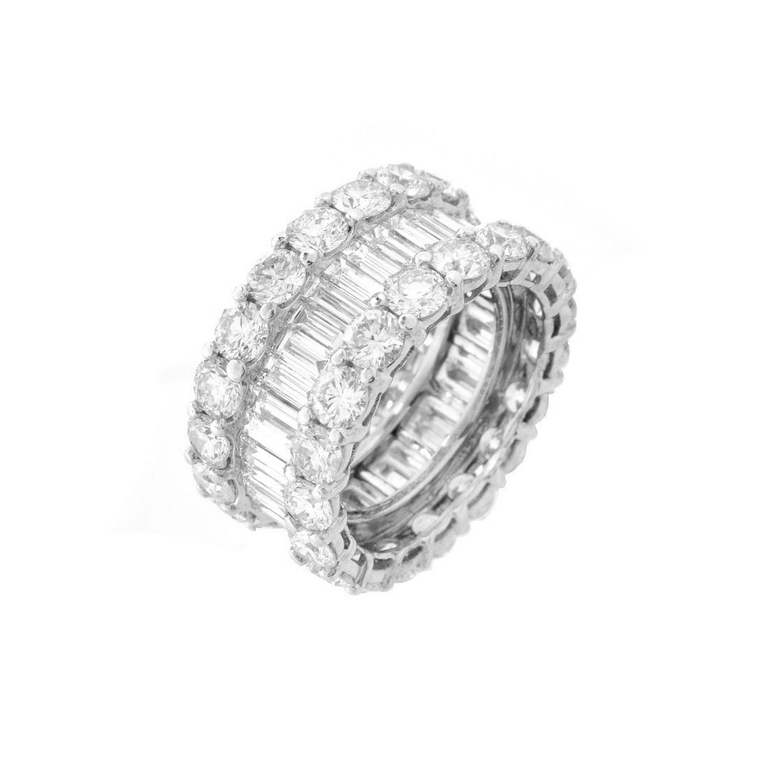 Diamond and Platinum Eternity Band. (1 of 5)