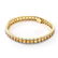 Citrine, Diamond and 14K Gold Line Bracelet - 2