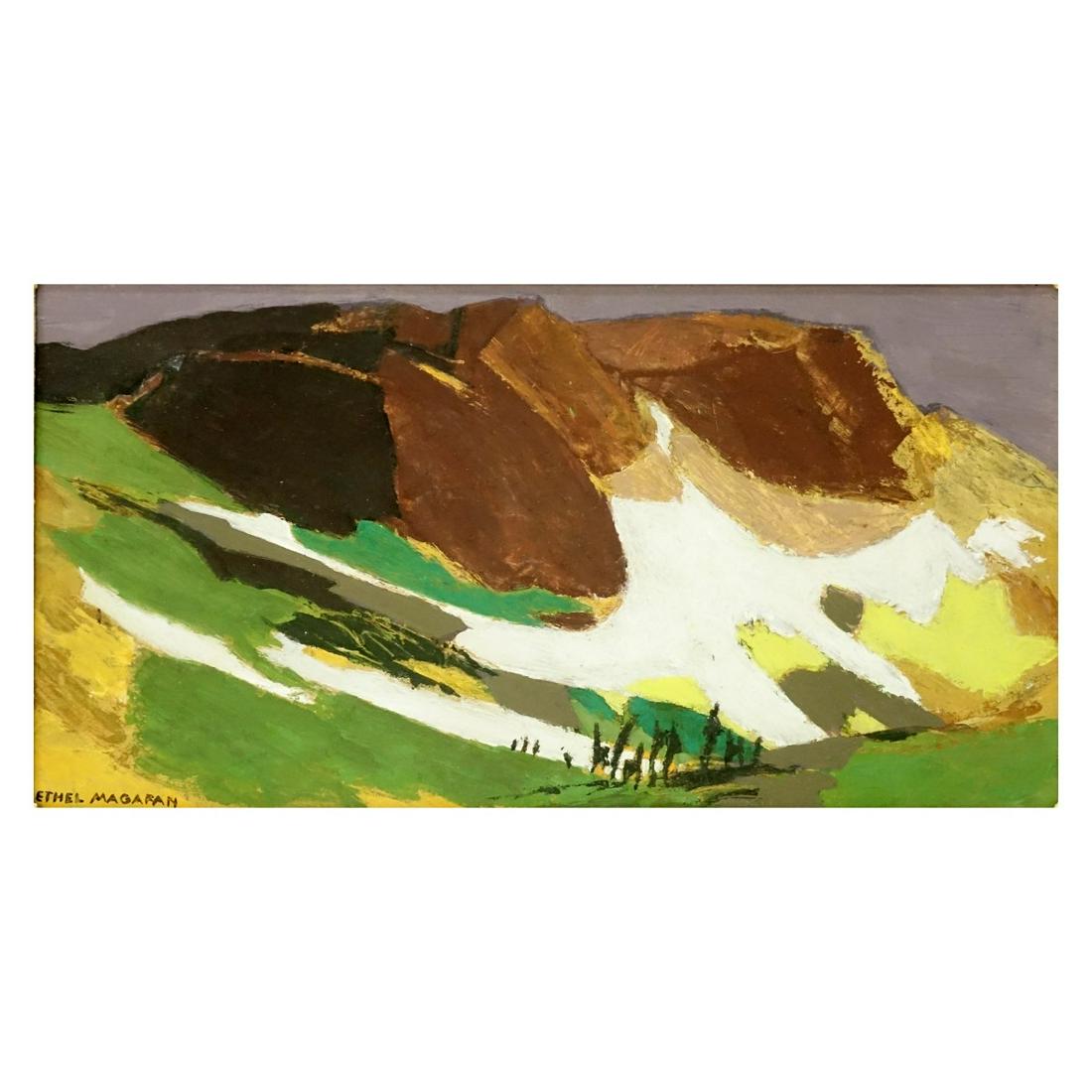 Ethel Magafan Abstract Gouache on Board (1 of 6)