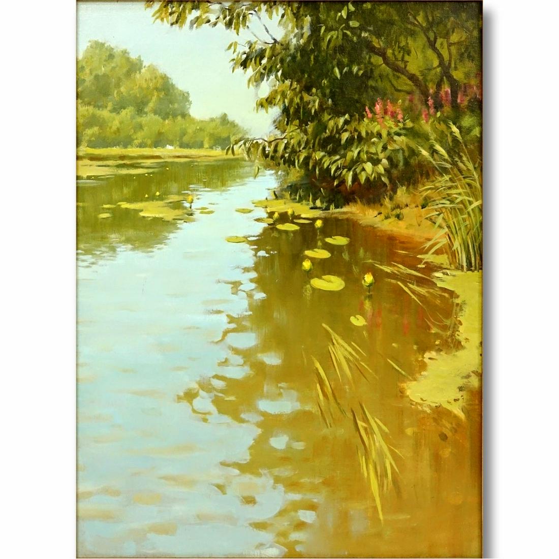 I. Bogomolov, Russian (20C.) O/C River Scene (1 of 7)