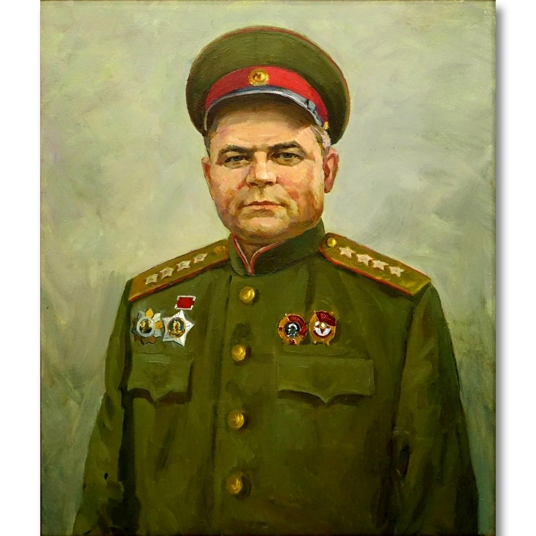 20C Russian O/C, Portrait N Fyodorovich Vatutin (1 of 7)