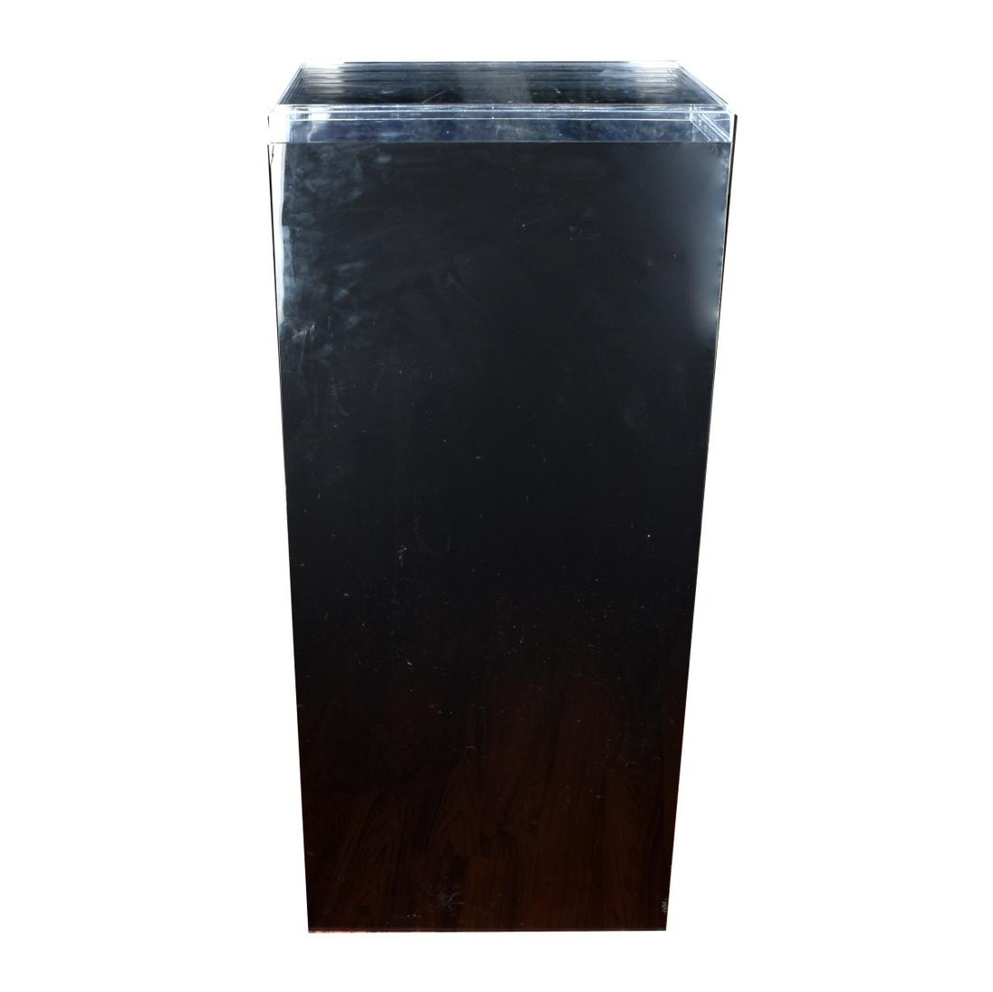 Black Acrylic Rectangle Pedestal (1 of 2)
