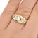 Man's Diamond and 14K Ring - 7