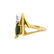Retro Diamond, Tourmaline and 14K Ring - 3