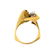 Retro Diamond, Tourmaline and 14K Ring - 4