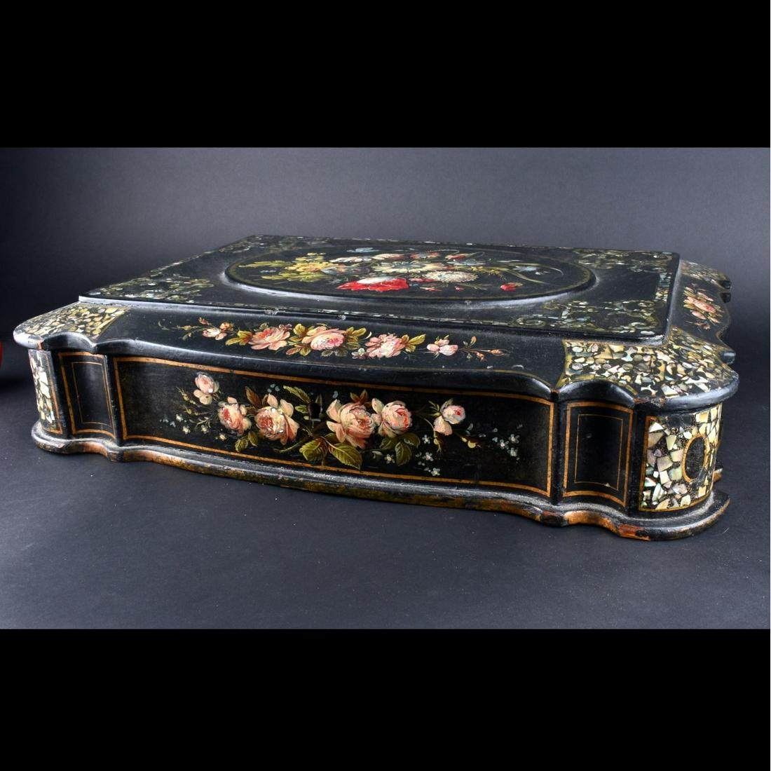 19th C. Mother of Pearl Inlaid Box (1 of 5)