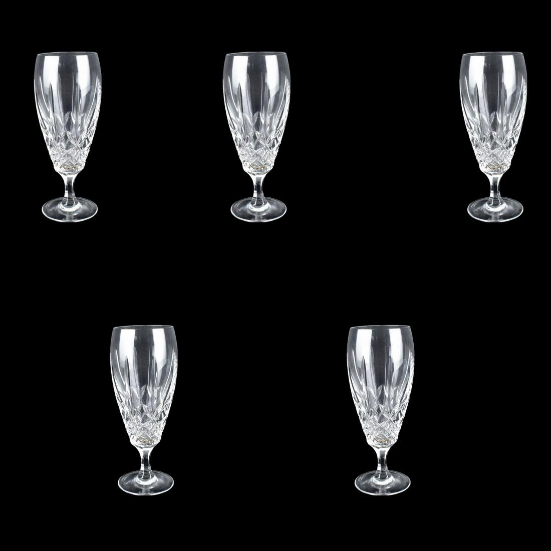 Five Waterford Lissadel Crystal Goblets (1 of 4)