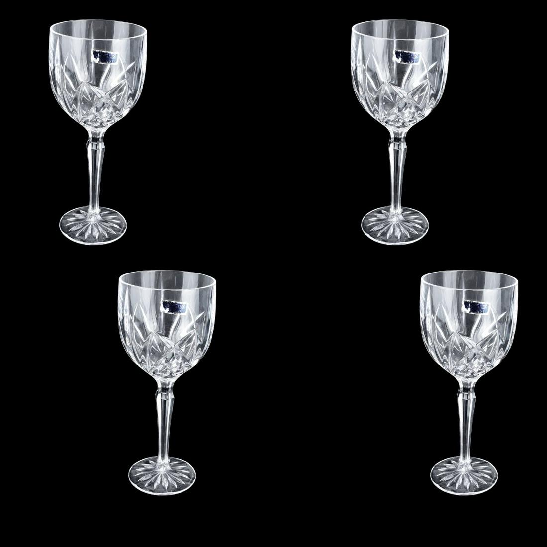 Four Waterford Brookside Crystal Goblets (1 of 4)
