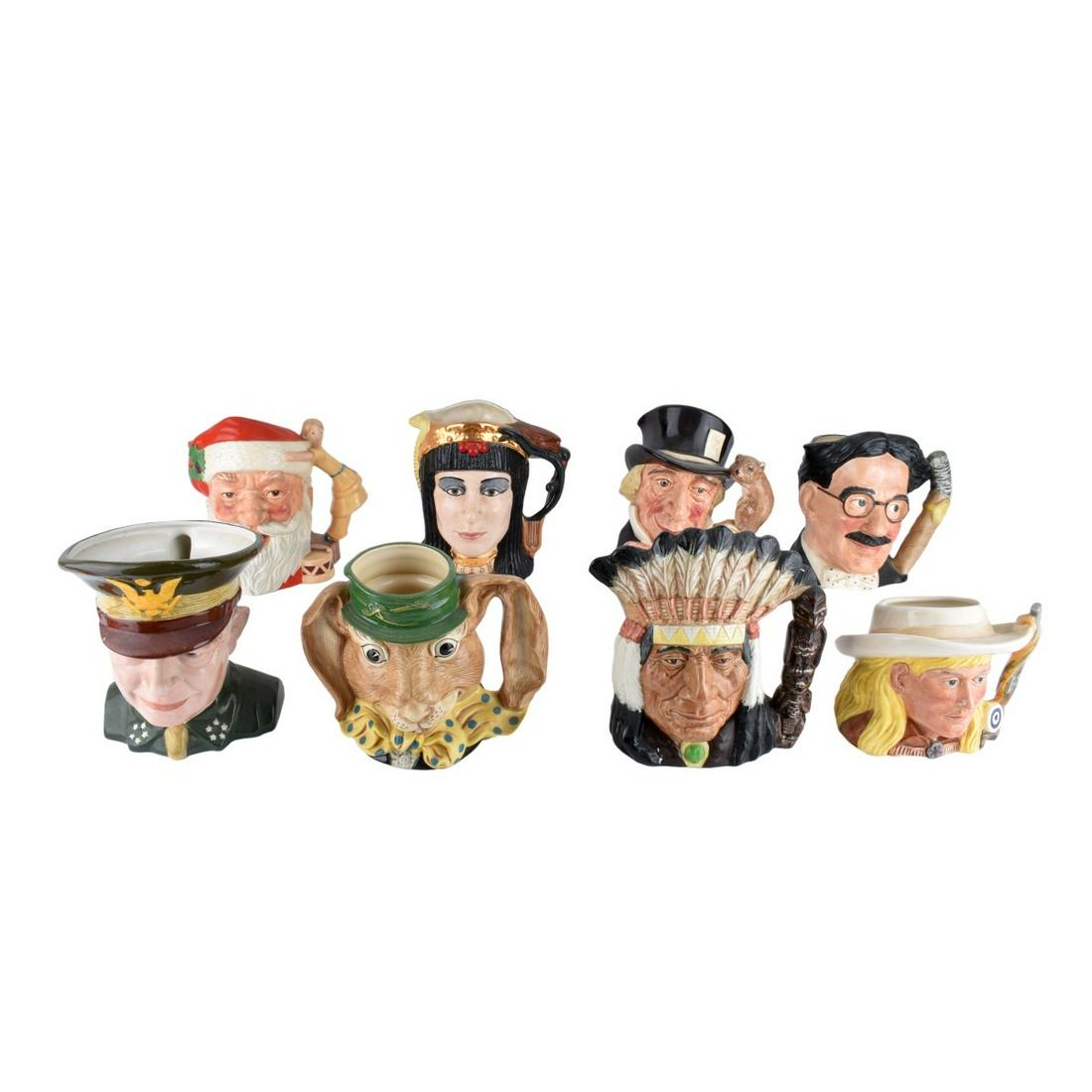 Eight Toby Jugs Royal Doulton One Barrington (1 of 4)