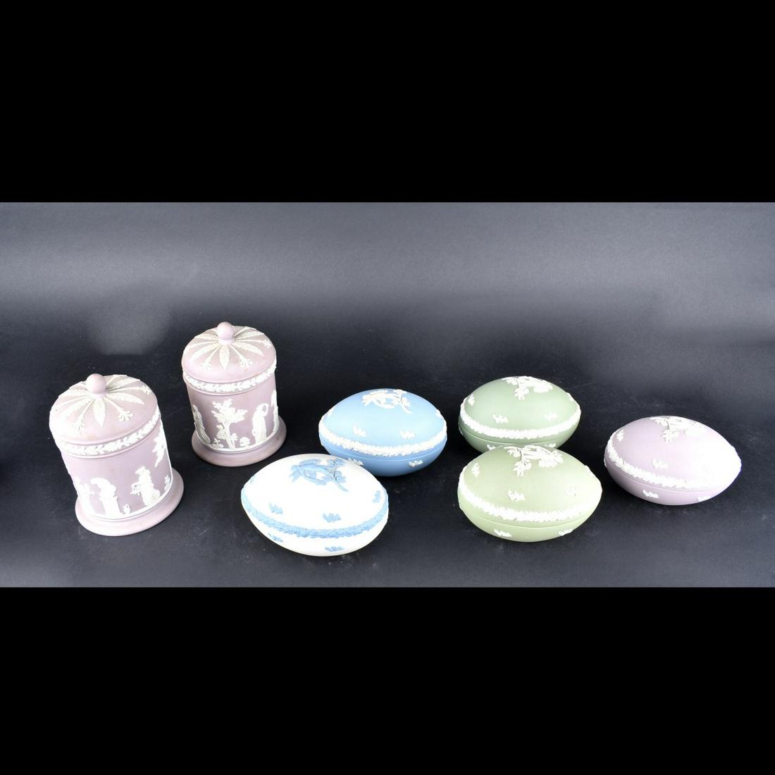 Seven Wedgwood Assorted Jasperware Boxes (1 of 3)