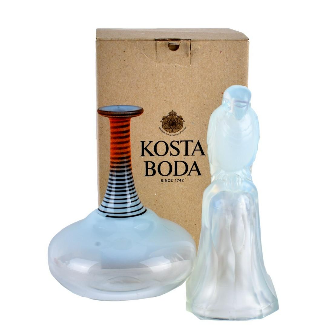 Two Crystal Figurines Kosta Boda - Val St Lambert (1 of 5)